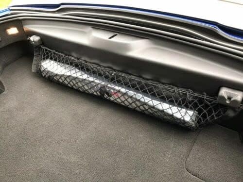 EACCESSORIES EA(Qty.3)Trunk Organizer Cargo Net for CHEVROLET C7 CORVETTE 2014-2019 – Floor + Envelope Style Cargo Nets for Coupe - Premium Mesh Car Trunk Organizer - Compatible with CHEVY C7 CORVETTE