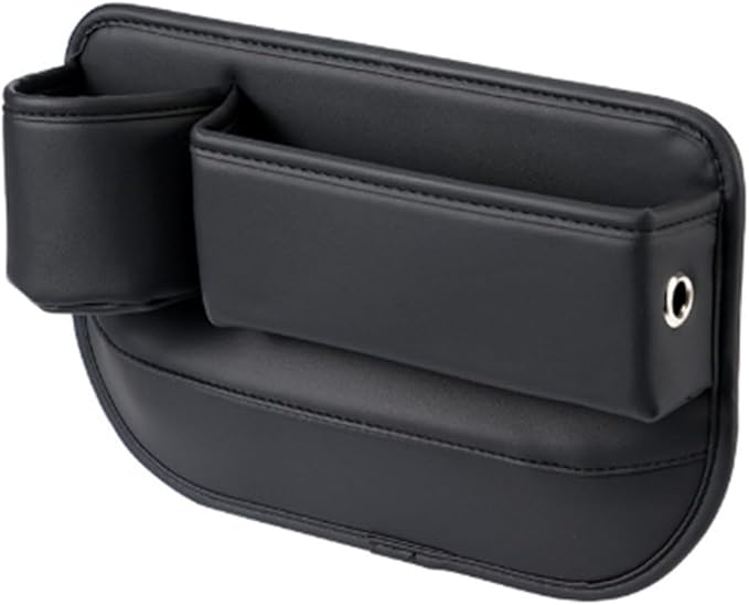 Car Seat Gap Filler for Kia Sportage V 2021 2022 2023 2024 2025, Console Side Storage Box Multifunctional Filler Organizer Car Accessories,Main Driver Black