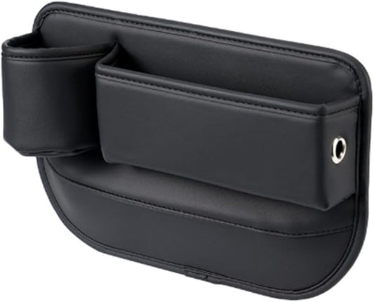 Car Seat Gap Filler for Kia Sportage V 2021 2022 2023 2024 2025, Console Side Storage Box Multifunctional Filler Organizer Car Accessories,Main Driver Black