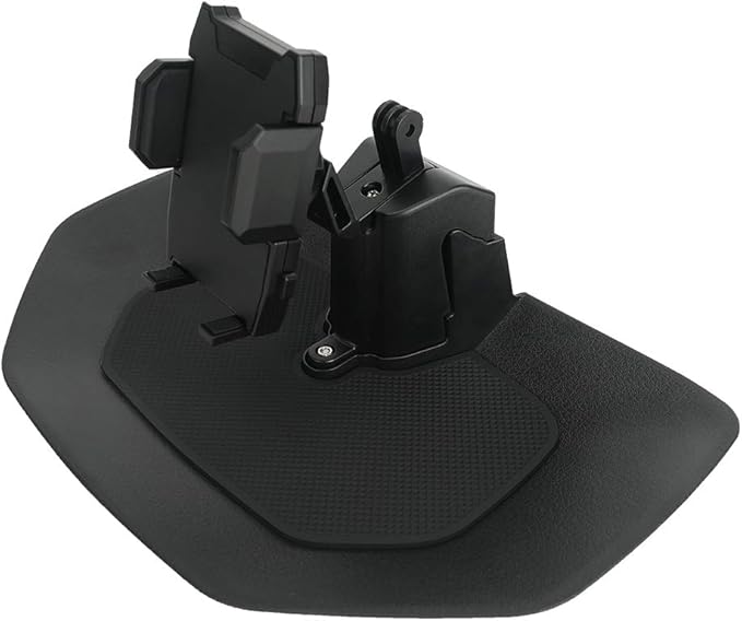 D-Lumina Dash Multi-Mount Phone Holder - Compatible with 2014 2015 2016 2017 2018 2019 2020 2021 Toyota Tundra - Dashboard Instrument Table Organizer Storage Tray, ABS Black