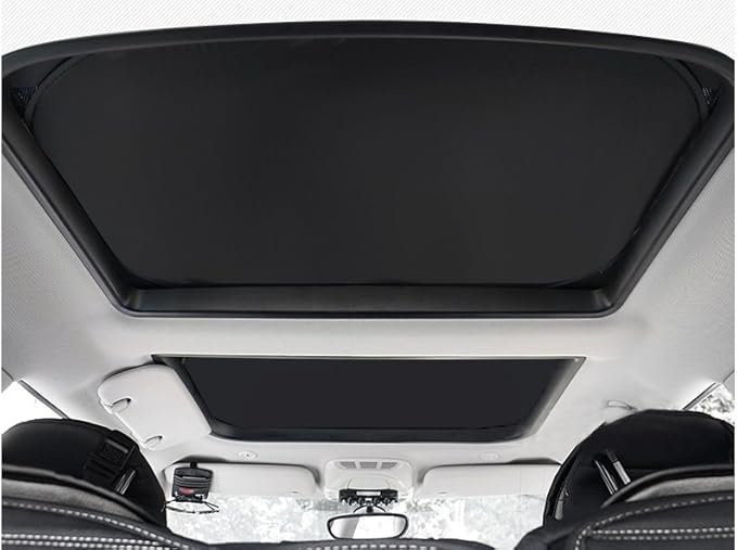 QQJ 2pcs Foldable Sunroof Shade For passenger car Sunshade Heat Isolate fit for Mini Cooper, Clubman & Countryman R56 All Years