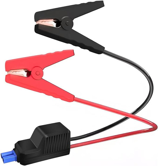 10AWG EC5 Jump Starter Cable with Battery Clamps,Smart Alligator Clip Clamp to EC5 Jump Starter Replacement Cables Emergency Car Jump Starter Booster for Vehicle, SUV, Truck, RV.