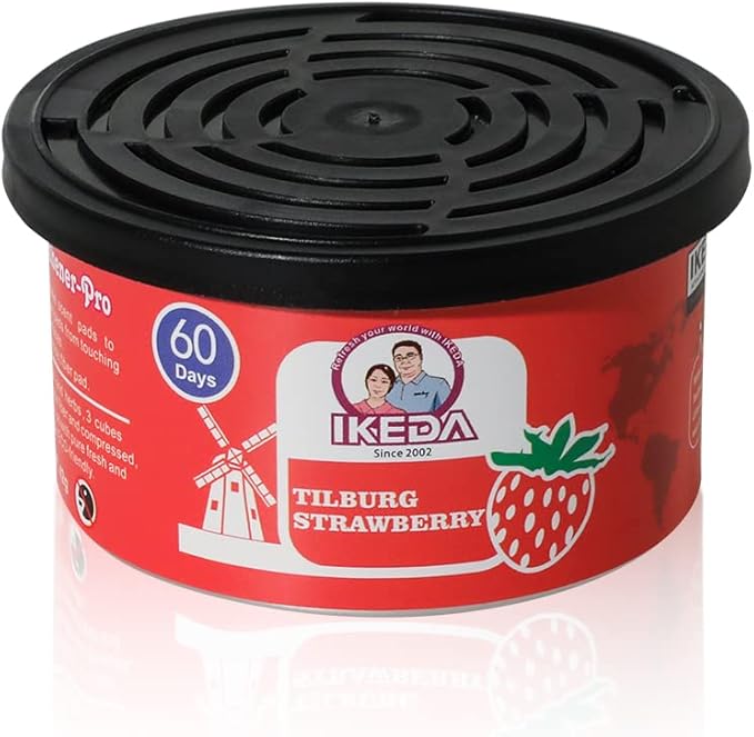 Car Air Freshener: Tilburg Strawberry Scent | Car Scents | Odor Eliminator Essential | Long-Lasting | Strong Fragrance | For Home Closet | 1.5 Oz | Pack of 4…