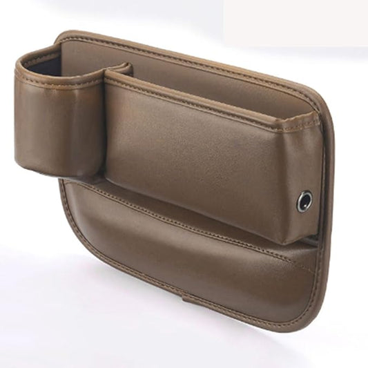 Car Seat Gap Filler for Mazda CX-70 2024 2025 2026, Console Side Storage Box Multifunctional Filler Organizer Car Accessories, Main Driver Brown