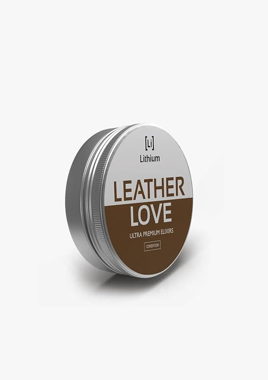 Lithium Leather Love Car Leather Cleaner and Conditioner - Deep Hydrating All Natural Premium Care For Car Interior that Restores, Rehydrates and Protects (8oz)