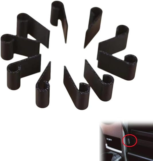 Car Trim Cable Clips (10 Pack) – Neatly Organize Cables for Vehicle Interior, Easy Installation, Ideal for Phone Chargers, Dash Cams, and More