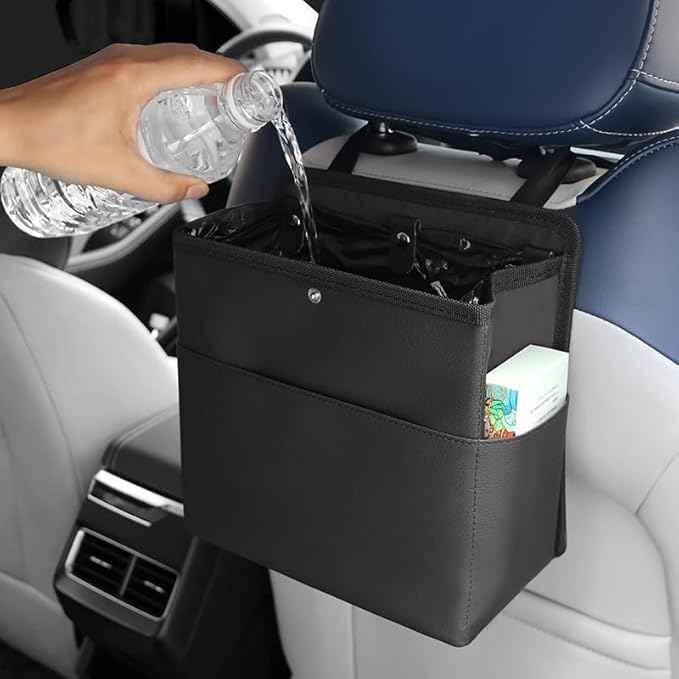 Car Trash Can,Multi Functional Car Storage Box,Automobile Seat Back Storage Bag
