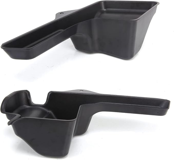 Wheel Well Storage Bin Rear Trunk Organizer Tray Cargo Storage Box for 2018 2019 2020 2021 2022 2023 Jeep Wrangler JL JLU Interior Accessories, Easy Screw-installation, Left & Right 2pcs