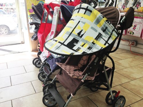 Manito Sun Shade for Strollers and Car Seats (Purple) UPF 50+