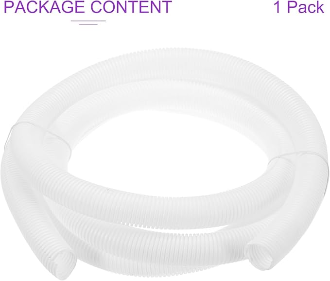 DMiotech 10ft Wire Loom Split Tubing 1 Inch(25.5 Mm) ID, Cord Protectors from Pet Flexible Conduit Cable Management for Office, Home, Garden, White