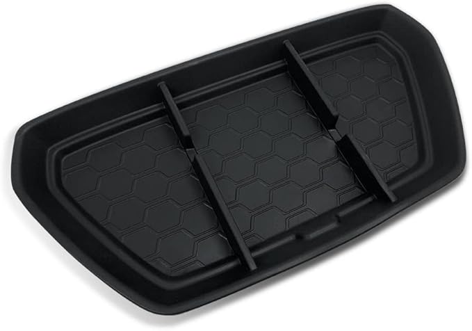 Muslogy Compatible with Nissan Frontier 2024 2023 2022 Accessories Dashboard Insert Tray Storage Box Phone Holder Non-Slide Silicone Rubber Interior Organizer (Won't Fit 2025 Frontier)