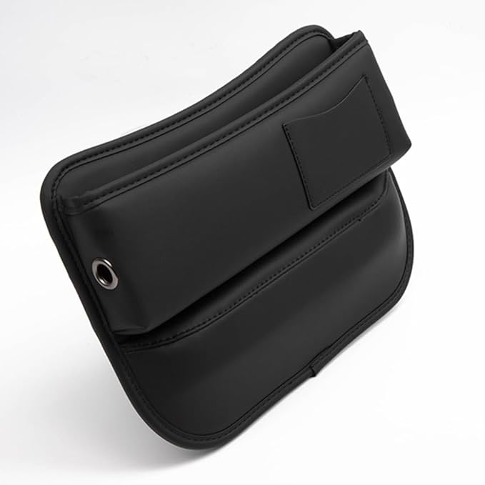 Universal Car Seat Gap Filler Organizer for Mazda MX-5 MX5 Miata Roadster (Type ND NC NB NB-FL NA) 1989-2024 Console Gap Bag Organiser Adjustable Front Seat Storage Box,Black, normal