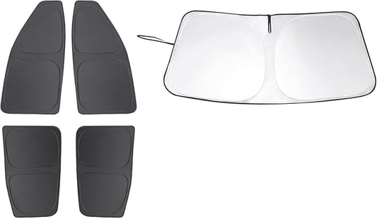 TINGLU Window Shades for Chevrolet Colorado Pickup Truck 2015-2022 Accessories Car Side Full Windows Windshield Sun Shade Sun UV Rays & Privacy Protection for Camping,Napping 5PCS