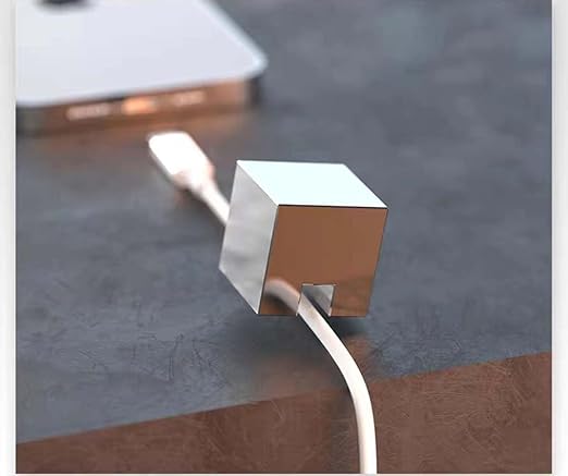 Silvery Stainless Steel Cable Clips, Cord Organizer Cable Management, USB Cable Holder Wire,Wire Organizer for Desk, Wall, Car, Nightstand and Office Cable Management. (Silvery)
