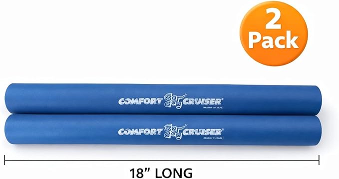 Comfort Cruiser Dog Window Bumper Cushion – 2 Pack, 18” Long, Cut to Fit – Car Window Protector for Dogs Neck & Chin – No Tools Required – Car Dog Products by Dog Bed King