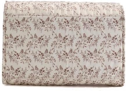 Diaper Caddy Organizer,Cute Floral Nursery Storage Basket,Soft Portable Changing Table Car Caddy Organizer Gift (Floral B)
