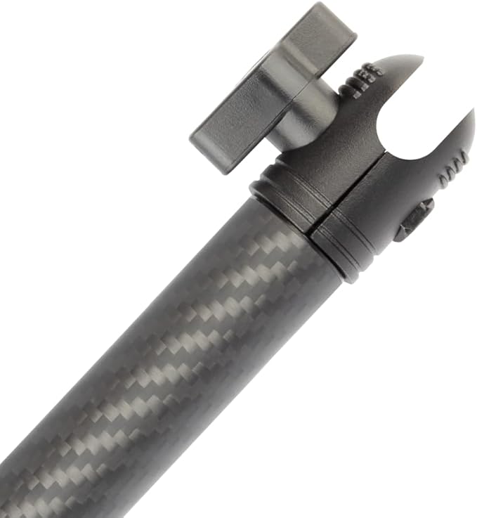 Bulletpoint Mounting Solutions Dash Mount 5.9" Arm Compatible with iPhone and Android Smartphones - Fits 20mm Attachment Ball (Matte Black Carbon Fiber)