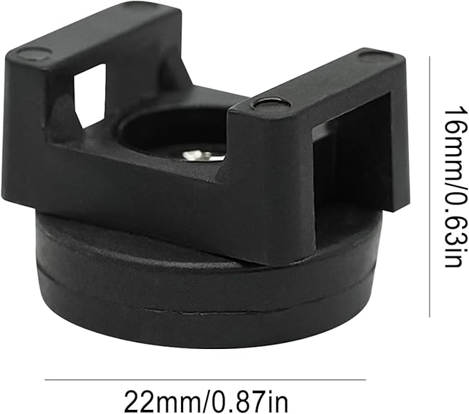 Magnetic Cable Zip Tie Base, Heavy Duty 18lbs Vertical Tension, Multipurpose Wire Clips Management Holder, Supplies for Electrical Cable Wire Organization (22mm, Count, 20)
