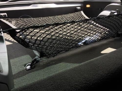 EACCESSORIES EA(Qty.3)Trunk Organizer Cargo Net for CHEVROLET C7 CORVETTE 2014-2019 – Floor + Envelope Style Cargo Nets for Coupe - Premium Mesh Car Trunk Organizer - Compatible with CHEVY C7 CORVETTE