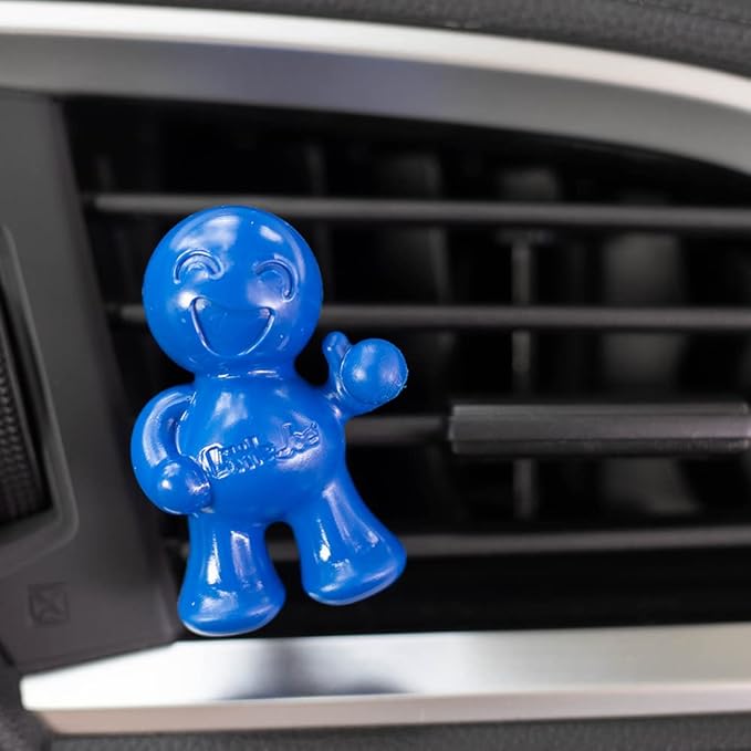 Little Joe 96403 Ocean Splash Scent Car Air Freshener Vent Clip, Fights Odors for up to 45 Days, Long-Lasting Freshness, Cute Car Odor Eliminator, Pack of 1