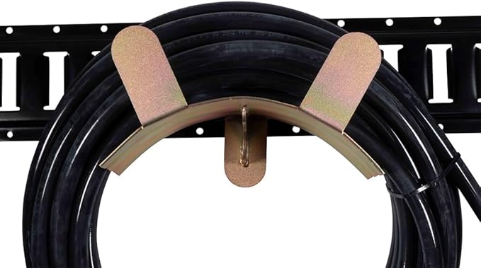Mytee Products (2 Pack) Hose & Cord Organizer for X-Track/E-Track Systems - E-Track Hose Holder - E-Track Tool Hook for Cords, Cables, Hoses - E-Track Accessories