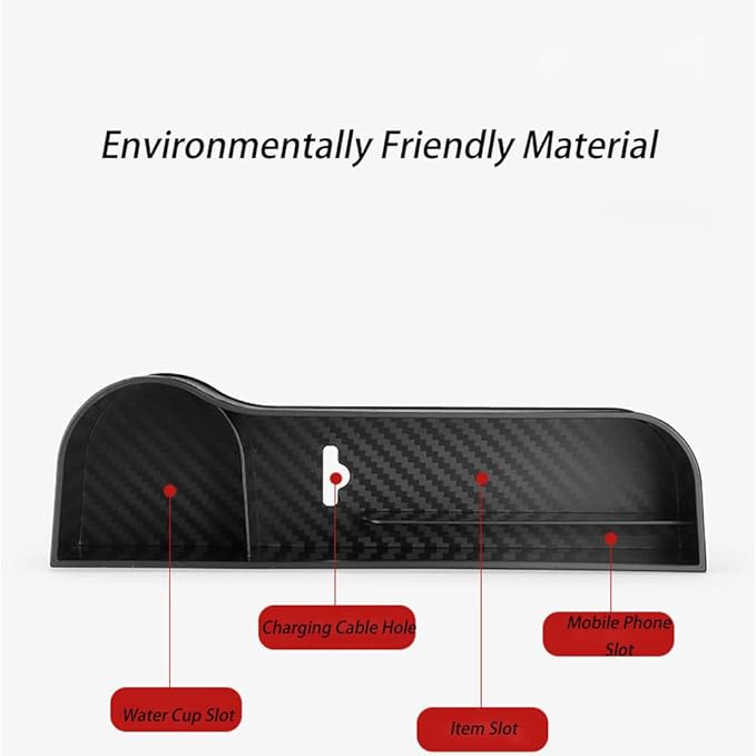Car Seat Gap Filler Organizer for Toyota Corolla Cross XG10 2021-2025, Between Seat Console Prevents Items from Falling Auto Console Side Storage Box,Black-Main Driver