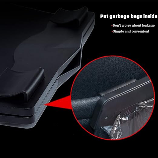 item_name :AOWIS Car Leather Trash Bag Smart LED Waterproof Organizer Storage Garbage Can (KHAKI)
