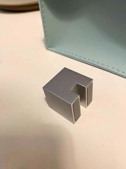 Silvery Stainless Steel Cable Clips, Cord Organizer Cable Management, USB Cable Holder Wire,Wire Organizer for Desk, Wall, Car, Nightstand and Office Cable Management. (Frosted Silver)