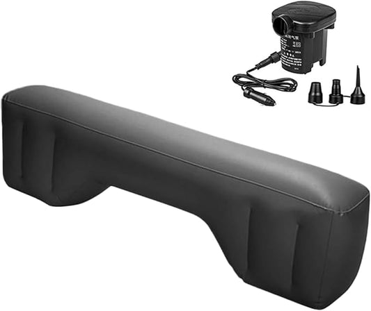Back Seat Gap Filler, Inflatable Car Air Mattress, 51.2x13.9x7.9 Car Vent Extender for Back Seat, Portable Bed Backseat with Air Pump for Travel, Camping, Sleeping Bed Backseat