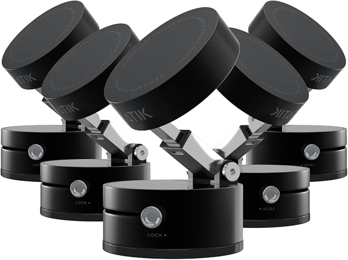 Statik HyperMount (Gen 2) Phone Mount, Magnetic Phone Holder, MagSafe Car Mount for Phone Works on Smooth & Lightly Textured Surfaces, iPhone, Samsung, and Android Compatible, 5 Pack