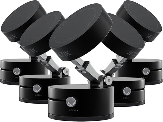 Statik HyperMount (Gen 2) Phone Mount, Magnetic Phone Holder, MagSafe Car Mount for Phone Works on Smooth & Lightly Textured Surfaces, iPhone, Samsung, and Android Compatible, 5 Pack