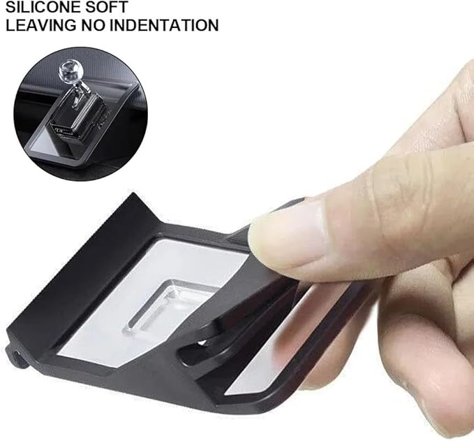 Tesla Dashboard Phone Mount - Only for 2024-2025 Model 3 Highland & 2025-2026 Model Y Juniper - Ultra-Strong N55 Magnetic Holder & Open Design for iPhone Android - Safer Driving Navigation