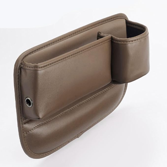 Car Seat Gap Filler for Mazda CX-70 2024 2025 2026, Console Side Storage Box Multifunctional Filler Organizer Car Accessories, co-Pilot Brown