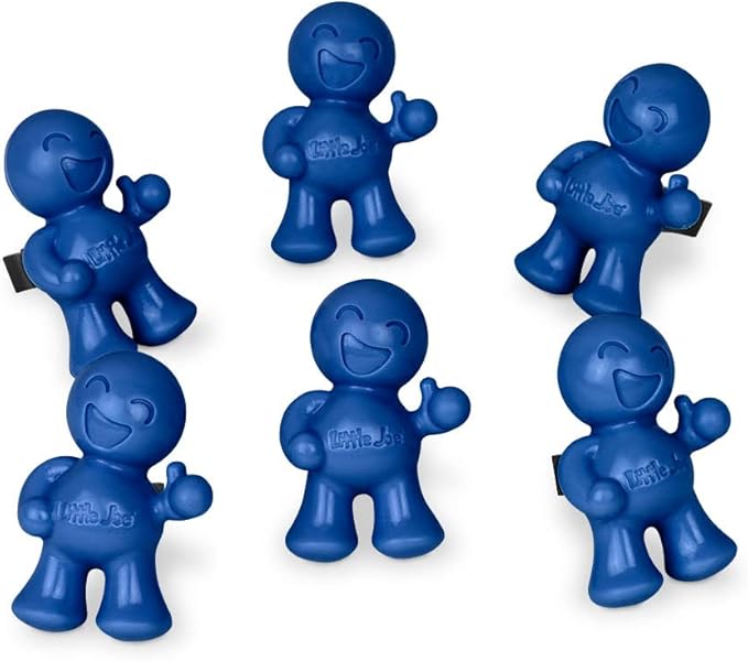 Little Joe 96403-6PK Ocean Splash Scent Car Air Freshener Vent Clip, Fights Odors for up to 45 Days, Long-Lasting Freshness, Cute Car Odor Eliminator, Pack of 6