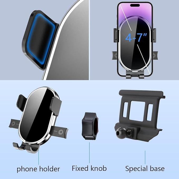 Car Phone Holder for Audi Q5 2017-2024, SQ5 2018-2024 Sportback Auto Accessories Navigation Bracket Interior Decoration Dashboard Cell Mobile Phone Mount Holders case Accessory
