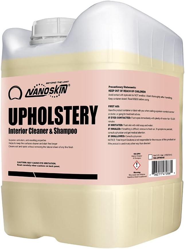 Nanoskin UPHOLSTERY Interior Cleaner and Shampoo [NA-UPH640], 5 Gallons