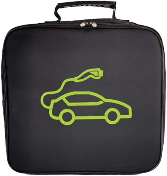 EV Cable Organizer Bag, Jumper Cable Bag, Storage & Organizer for Cables,Cords,and Hoses, Portable EV Chargers Cable Storage Bags, Electric Car Charger Case for EV Cable