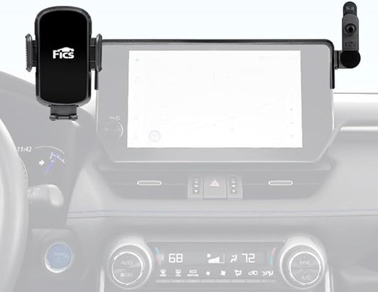 FICS Car Phone Holder for Toyota RAV4 2023 2024 2025 – Compatible Only with 10.5" JBL Screen – Custom-Fit Mount for Seamless Integration, Interior Accessories for Navigation Use