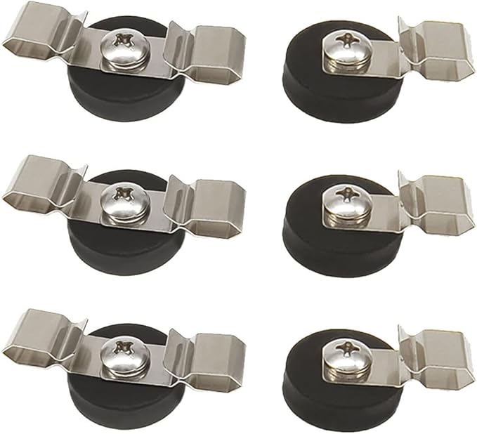 Heavy Duty Magnetic Cable Holder Clips, Anti-Scratch Magnetic Cord Organizer, Anti-Slip Strong Magnet Cable Clips, Wire Holder for Joyroom, Car, Garage, Office, Patio, Computer 6 PCS