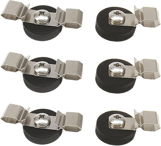 Heavy Duty Magnetic Cable Holder Clips, Anti-Scratch Magnetic Cord Organizer, Anti-Slip Strong Magnet Cable Clips, Wire Holder for Joyroom, Car, Garage, Office, Patio, Computer 6 PCS