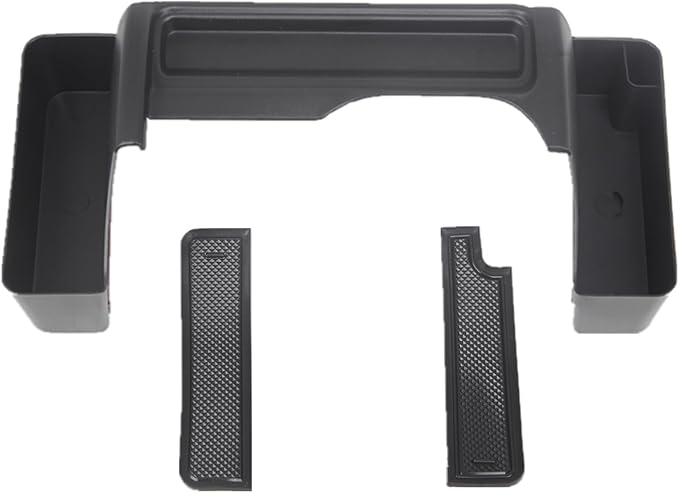 RESTBONE Shifter Storage Organizer Door Passenger Storage Tray Compatible with 2011-2018 Jeep Wrangler JK JKU, Update Gear Shift Storage Box,Interior Accessories, 2Pcs