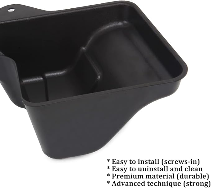 Wheel Well Storage Bin Rear Trunk Organizer Tray Cargo Storage Box for 2018 2019 2020 2021 2022 2023 Jeep Wrangler JL JLU Interior Accessories, Easy Screw-installation, Left & Right 2pcs