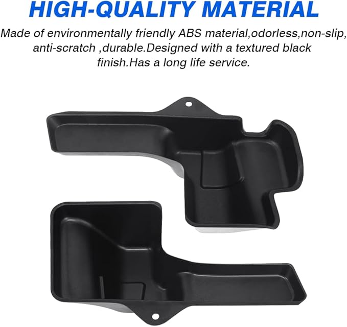 Autorder Trunk Storage Organizer for 2018-2023 Jeep Wrangler JL JLU 2/4 Door Accessories Rear Cargo Side Storage Box Left & Right Side 2PCS