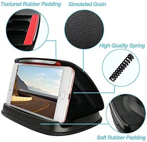 MACHSWON Car Phone Mount, Dashboard Cell Phone Holder, Dash Mount Cell Phone Holder