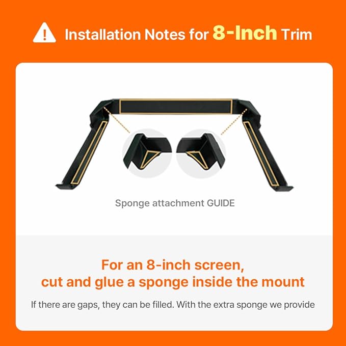 FICS Phone Holder Compatible with Toyota RAV4 (RAV4 19~24) of 8" Monitor