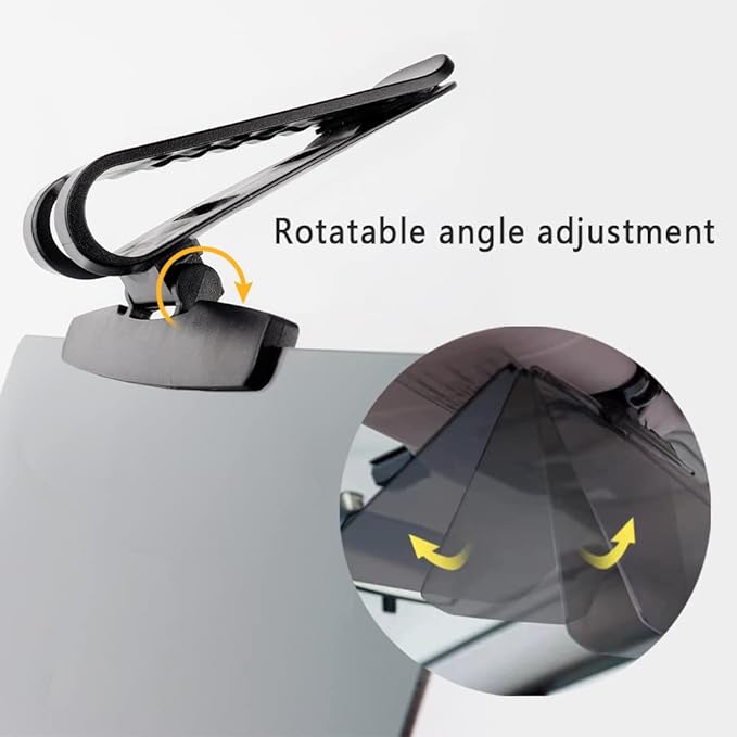 2Pcs HD Visor Sunshade Extender for Car,72.5% Strong-Light Blocking Rate - Anti-Glare Car Visor Protect from Sun Glare, Snow Blindness and UV Rays (2Pcs)