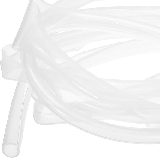 MECCANIXITY 3 m Split Silicone Cable Sleeve Tubing, ID 12mm Clear Split Silicone Tube Cord Organizer Wire Shielding Sheathing Wrap for USB Charge Power Cord Audio Video Cable