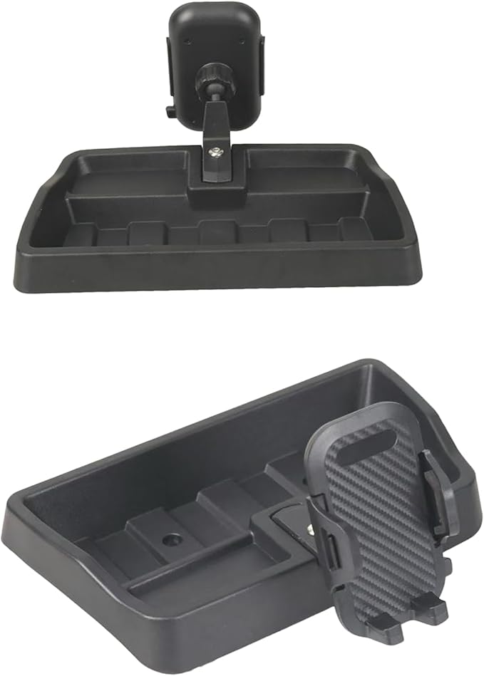 TJ Phone Mount for 1997-2006 Jeep Wrangler TJ Dashboard Cell Phone Holder with Storage Tray Interior Accessories