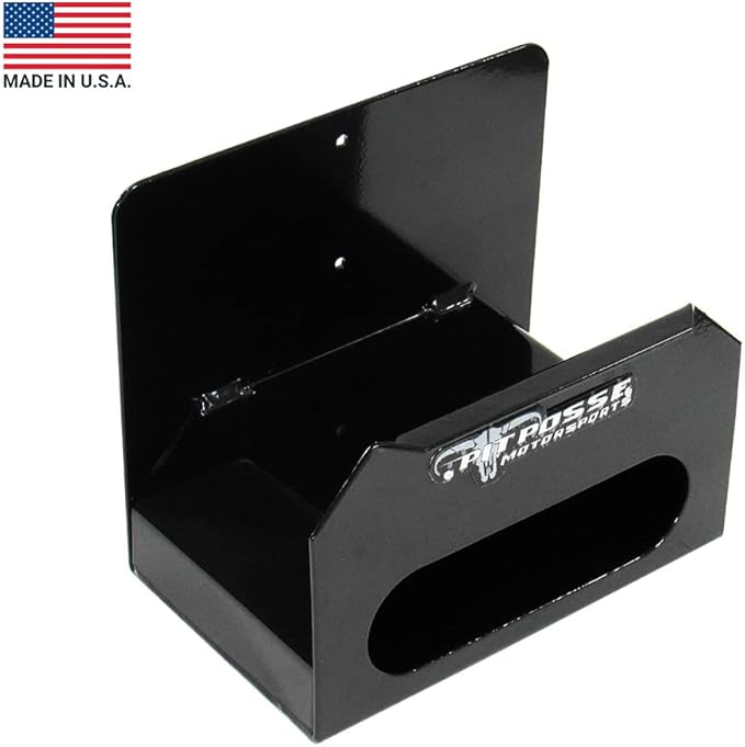 Pit Posse PP3188BK Air Hose Hanger Storage Organizer - Made in USA - Enclosed Trailer Shop Garage Automotive Accessories - Aluminum Cord Cable Hose Holder - Rust Resistant - Powder Coated Black