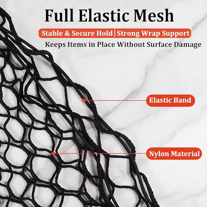 Dog Car Barrier for Chrysler 300C Pacifica Voyager Grand Voyager, Durable Car Dog Back Seat Barrier Net, Mesh Pet Divider Storage Net, Breathable & Easy to Install, Travel Accessories